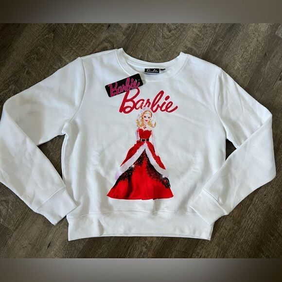 Barbie Christmas Sweatshirt- Size Medium - Picture 1 of 6